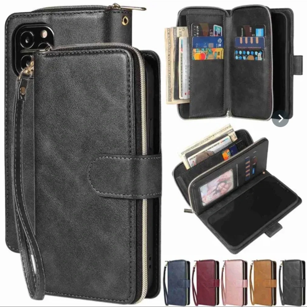 🌞🖤WALLET AND CELL PHONE 📱 CASE BLACK